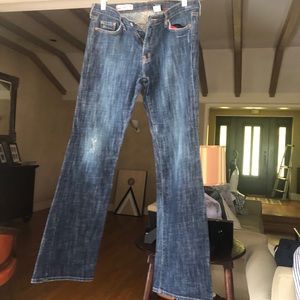 Red Engine wide bottom jean